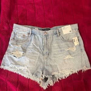 New with tags! Distressed Aeropostale Denim Shorts - 16
